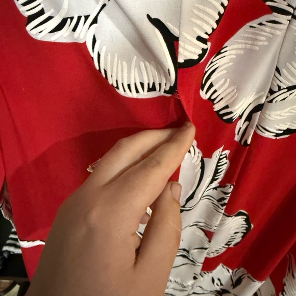 Robbie Bee Red and White Sundress Mini Casual size medium - Picture 10 of 13